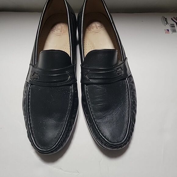 Black Leather Loafers - Picture 1 of 7